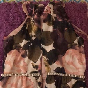 SLNY Dresses - Long Floral Formal Dress SLNY Dresses - Long Floral Formal Dress